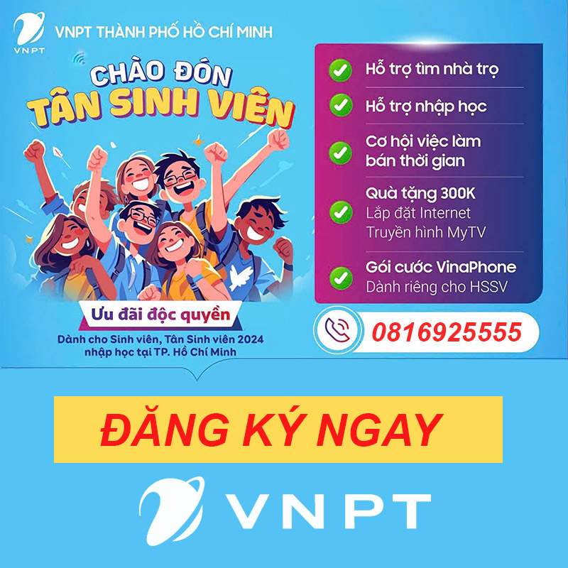 VNPT TPHCM đồng hành cùng sinh viên năm 2024